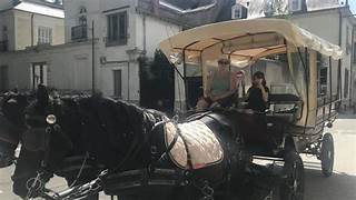 La calèche fil bleu à Tours