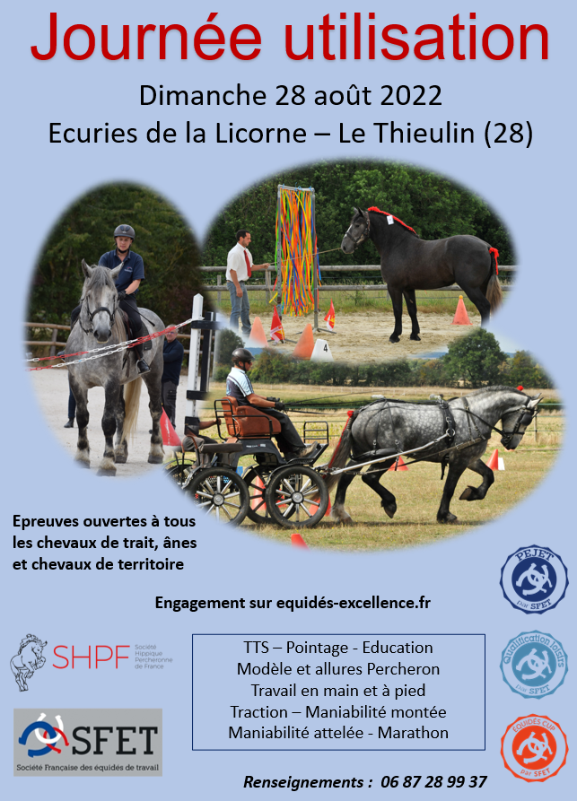 Journée utilisation - concours SFET organisés par la SHPF à le Thieulin (28)