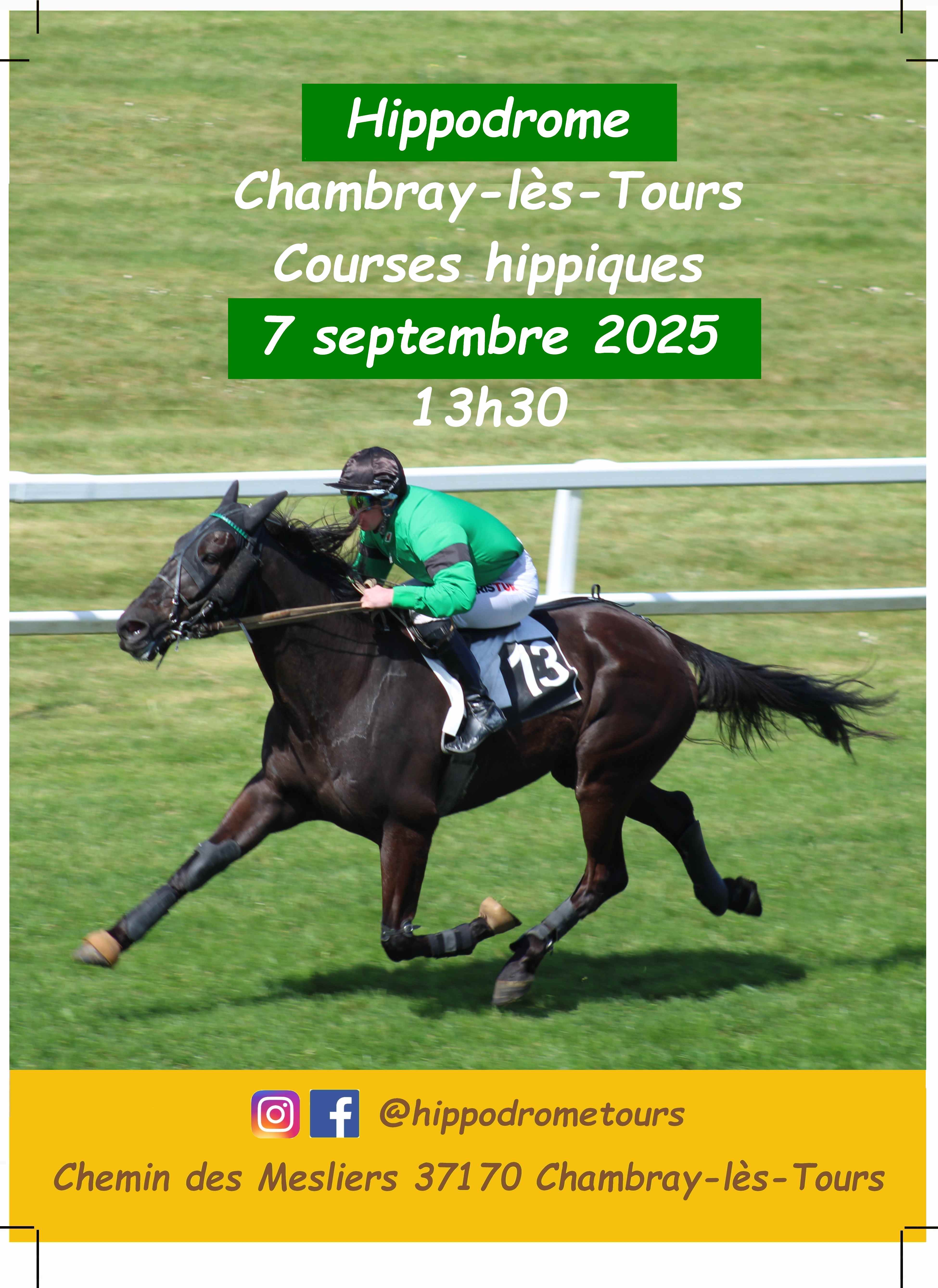 Courses hippiques à Chambray les Tours le 7 septembre