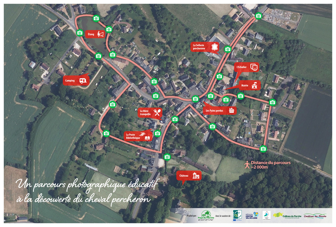 Inauguration du parcours photos Percheron à St Agil