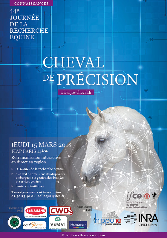 La 44ème Journée de la recherche équine Session spéciale : « Cheval de précision » le 15 mars 2018