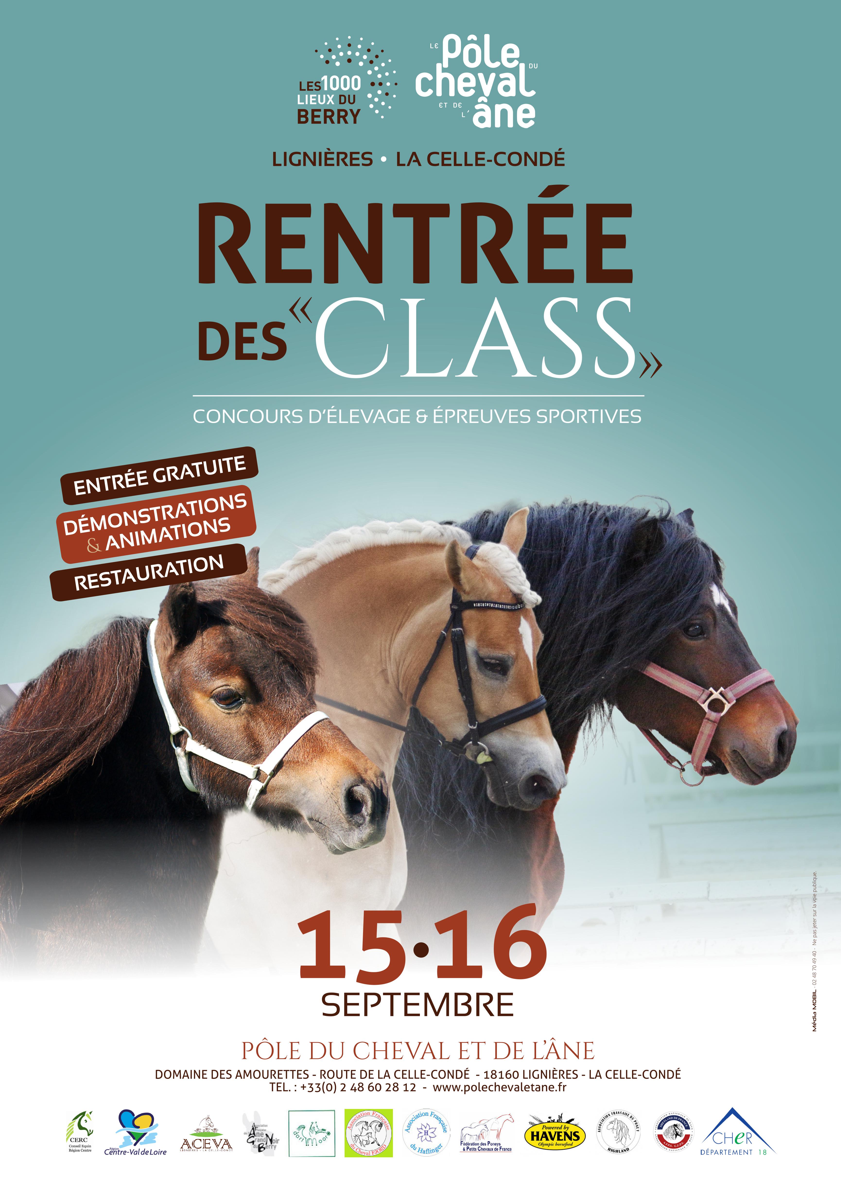 Rentrée des Class les 15 et 16 septembre à Lignières