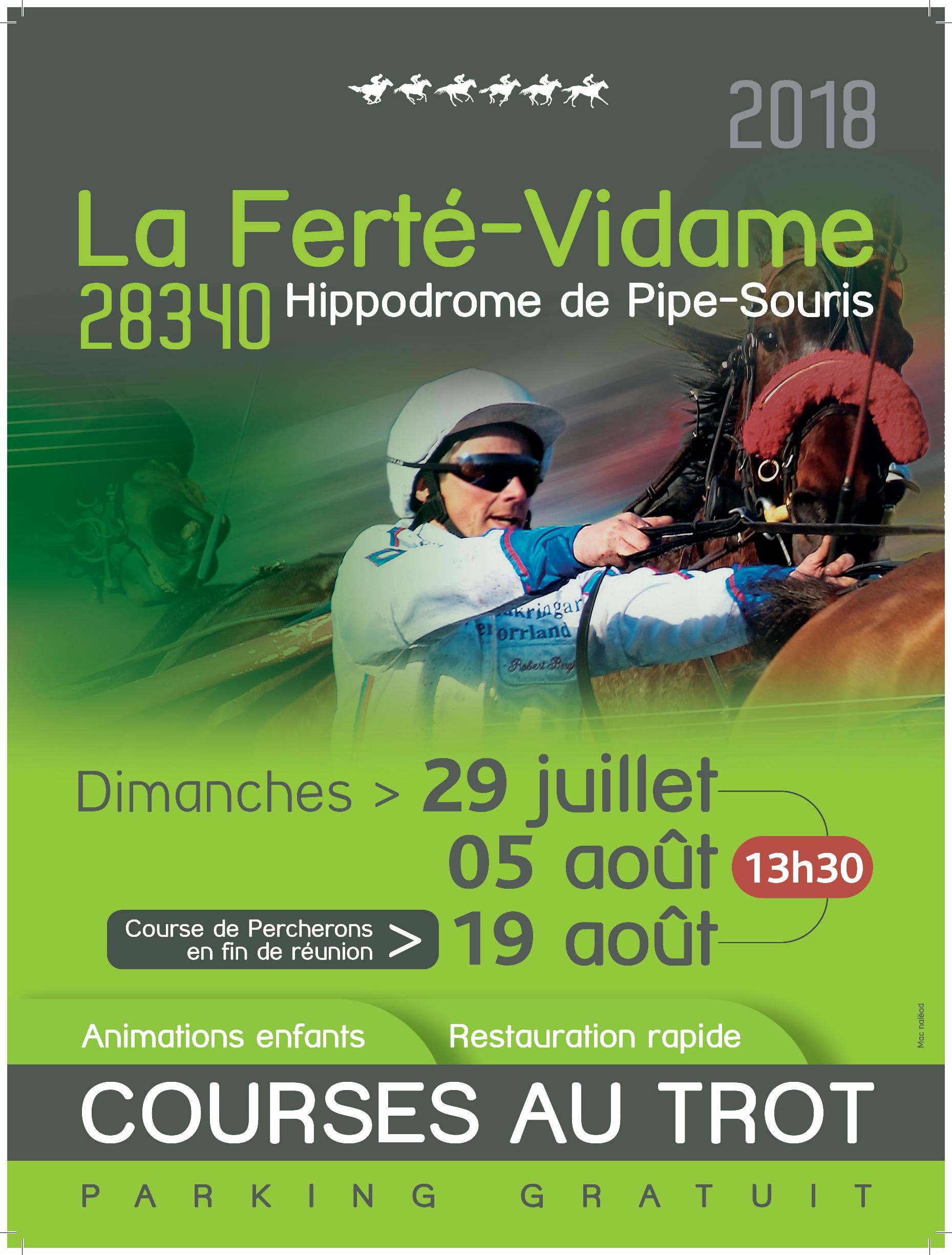 Programme des courses 2018 La Ferté Vidame