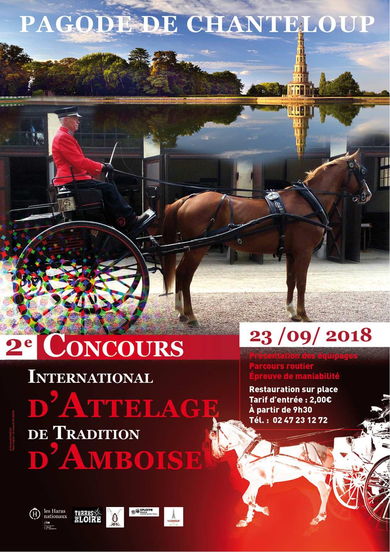 Concours d'attelages de tradition à Amboise